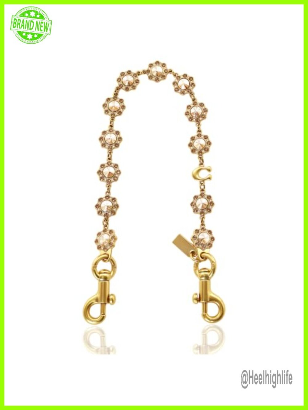 Bag Chain Charm Handbag Extender Rhinestone Motif Purse Charm Totes